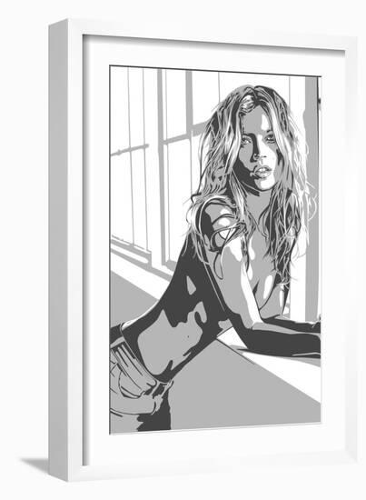 Kate Moss-Emily Gray-Framed Giclee Print