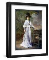 Kate Rorke (1866-194), English Actress, 1899-1900-Alfred Ellis-Framed Giclee Print