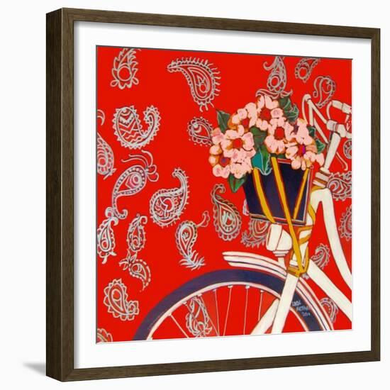 Kate's bike-Linda Arthurs-Framed Giclee Print