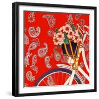 Kate's bike-Linda Arthurs-Framed Giclee Print