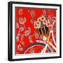 Kate's bike-Linda Arthurs-Framed Premium Giclee Print