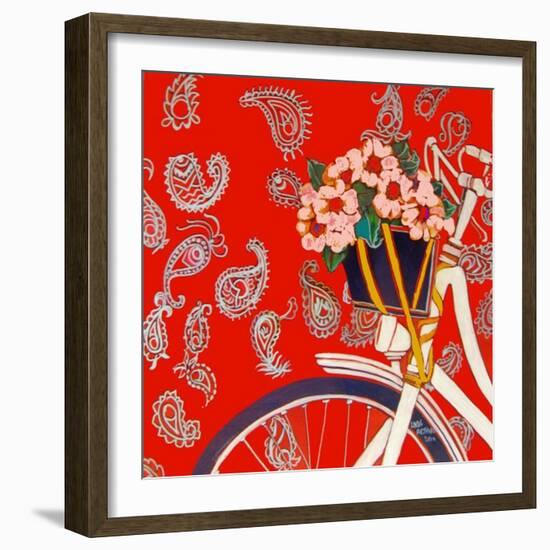 Kate's bike-Linda Arthurs-Framed Giclee Print