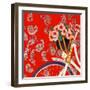 Kate's bike-Linda Arthurs-Framed Giclee Print