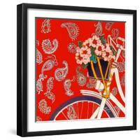 Kate's bike-Linda Arthurs-Framed Giclee Print