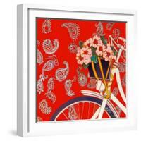 Kate's bike-Linda Arthurs-Framed Giclee Print