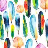 Abstract Hand Drawn Watercolor Background,Vector Illustration.-KaterinaS-Stretched Canvas