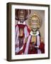 Kathakali Dance Performers, Kochi (Cochin), Kerala State, India, Asia-Gavin Hellier-Framed Photographic Print