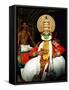 Kathakali, the Classical Dance-Drama of Kerala Region in Trivandrum, Kerala, India-null-Framed Stretched Canvas