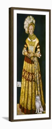 Katharina Von Mecklenburg-Lucas Cranach the Elder-Framed Premium Giclee Print