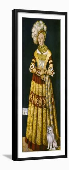 Katharina Von Mecklenburg-Lucas Cranach the Elder-Framed Premium Giclee Print