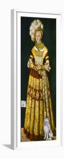 Katharina Von Mecklenburg-Lucas Cranach the Elder-Framed Premium Giclee Print