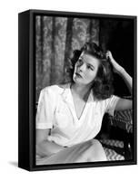 Katharine Hepburn, 1940s-null-Framed Stretched Canvas