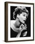 Katharine Hepburn (b/w photo)-null-Framed Photo