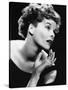 Katharine Hepburn (b/w photo)-null-Stretched Canvas