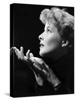 Katharine Hepburn (b/w photo)-null-Stretched Canvas