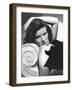 Katharine Hepburn (b/w photo)-null-Framed Photo