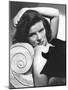 Katharine Hepburn (b/w photo)-null-Mounted Photo