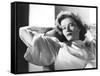 Katharine Hepburn (b/w photo)-null-Framed Stretched Canvas