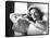 Katharine Hepburn (b/w photo)-null-Framed Stretched Canvas