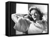 Katharine Hepburn (b/w photo)-null-Framed Stretched Canvas