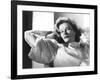 Katharine Hepburn (b/w photo)-null-Framed Photo