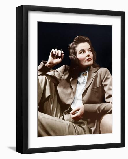 Katharine Hepburn, ca. early 1940s-null-Framed Photo