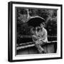 Katharine Hepburn in African Jungle, Filming "The African Queen" Along the Ruki River in the Congo-Eliot Elisofon-Framed Premium Photographic Print