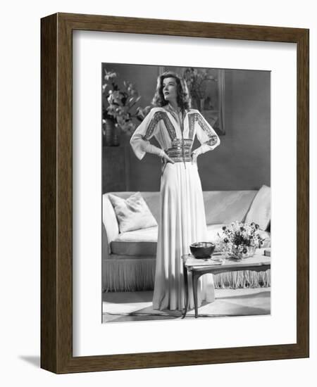 Katharine Hepburn, The Philadelphia Story, 1940-null-Framed Photographic Print