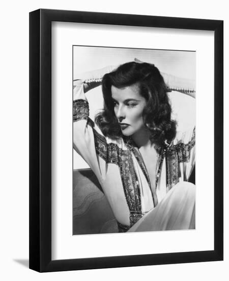 Katharine Hepburn, The Philadelphia Story, 1940-null-Framed Photographic Print