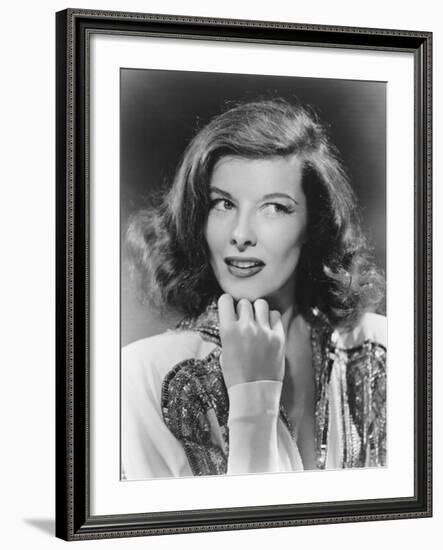 Katharine Hepburn, The Philadelphia Story, 1940-null-Framed Photographic Print