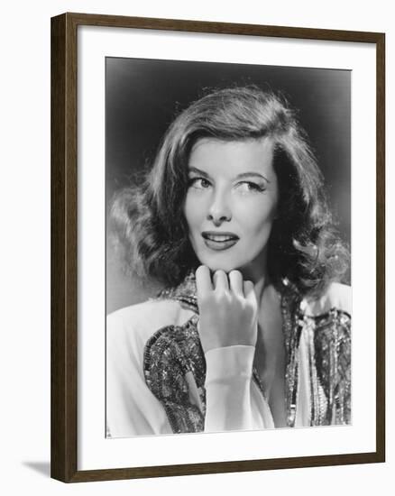 Katharine Hepburn, The Philadelphia Story, 1940-null-Framed Photographic Print