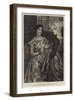 Katharine of France-Sir Lawrence Alma-Tadema-Framed Giclee Print