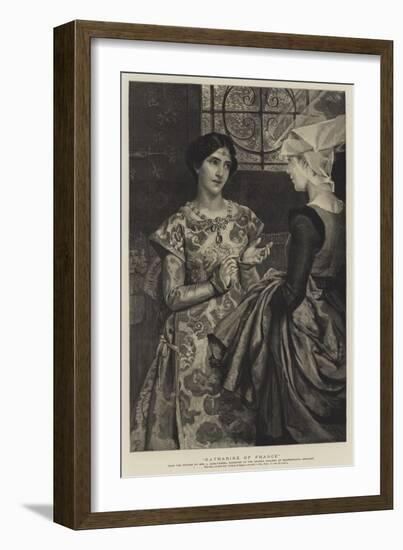 Katharine of France-Sir Lawrence Alma-Tadema-Framed Giclee Print