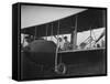 Katharine Wright with Orville in Model HS Plane Photograph - Kitty Hawk, NC-Lantern Press-Framed Stretched Canvas