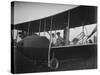 Katharine Wright with Orville in Model HS Plane Photograph - Kitty Hawk, NC-Lantern Press-Stretched Canvas