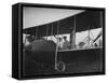 Katharine Wright with Orville in Model HS Plane Photograph - Kitty Hawk, NC-Lantern Press-Framed Stretched Canvas