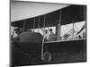Katharine Wright with Orville in Model HS Plane Photograph - Kitty Hawk, NC-Lantern Press-Mounted Art Print