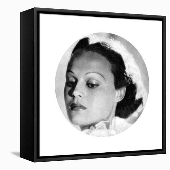 Katherine Demille, Canadian Born American Actress, 1934-1935-null-Framed Stretched Canvas