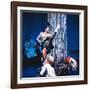 Katherine Dunham with Drummer, Ladji Camara During Sequence in Dance Revue "Bamboche"-Allan Grant-Framed Premium Photographic Print