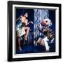 Katherine Dunham with Drummer, Ladji Camara During Sequence in Dance Revue "Bamboche"-Allan Grant-Framed Premium Photographic Print