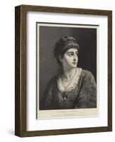 Katherine from Shakespeare's Taming of the Shew-Edwin Long-Framed Giclee Print