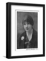 Katherine Mansfield 1-null-Framed Photographic Print