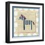 Katherine's Zebra-Chariklia Zarris-Framed Art Print