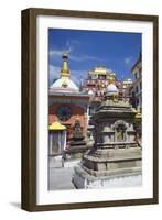 Kathesimbhu Stupa, Kathmandu, Nepal, Asia-Ian Trower-Framed Photographic Print