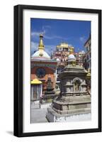 Kathesimbhu Stupa, Kathmandu, Nepal, Asia-Ian Trower-Framed Photographic Print