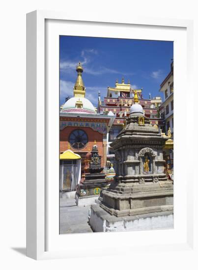 Kathesimbhu Stupa, Kathmandu, Nepal, Asia-Ian Trower-Framed Photographic Print