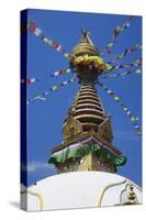 Kathesimbhu Stupa, Kathmandu, Nepal, Asia-Ian Trower-Stretched Canvas