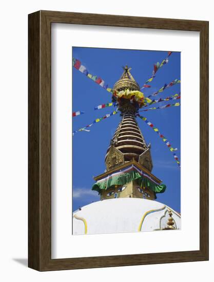 Kathesimbhu Stupa, Kathmandu, Nepal, Asia-Ian Trower-Framed Photographic Print