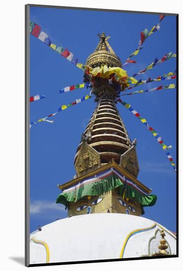 Kathesimbhu Stupa, Kathmandu, Nepal, Asia-Ian Trower-Mounted Photographic Print