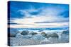 Kathisma Beach, Lefkada, Lefkas Island Greece at Sunset-Remy Musser-Stretched Canvas